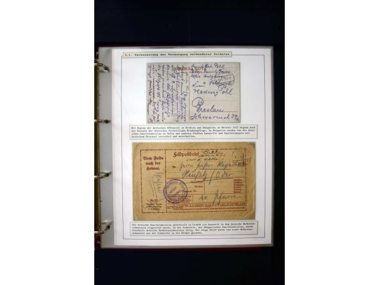Rotes Kreuz: 1870/1990 (ca.), Ausstellungs-Sammlung "Eine Idee erobert die Welt" auf 60 Seiten plus Ergänzungsband mit 37 Sei