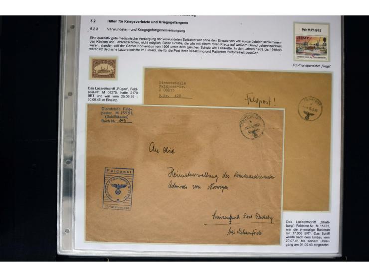 Rotes Kreuz: 1870/1990 (ca.), Ausstellungs-Sammlung "Eine Idee erobert die Welt" auf 60 Seiten plus Ergänzungsband mit 37 Sei