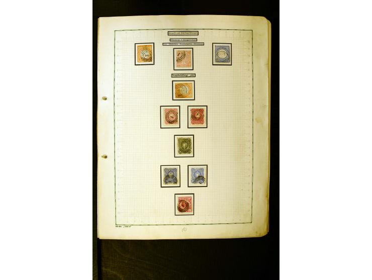1862/1935, interessante Sammlung mit frühen Schiffspostmarken (u.a. Venezuela), Landungs- und Schiffspost-Stempel aus aller W