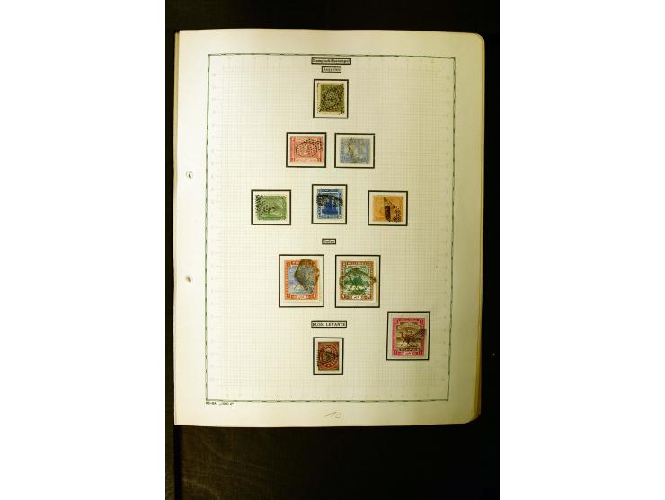 1862/1935, interessante Sammlung mit frühen Schiffspostmarken (u.a. Venezuela), Landungs- und Schiffspost-Stempel aus aller W