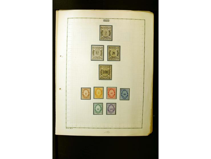 1862/1935, interessante Sammlung mit frühen Schiffspostmarken (u.a. Venezuela), Landungs- und Schiffspost-Stempel aus aller W