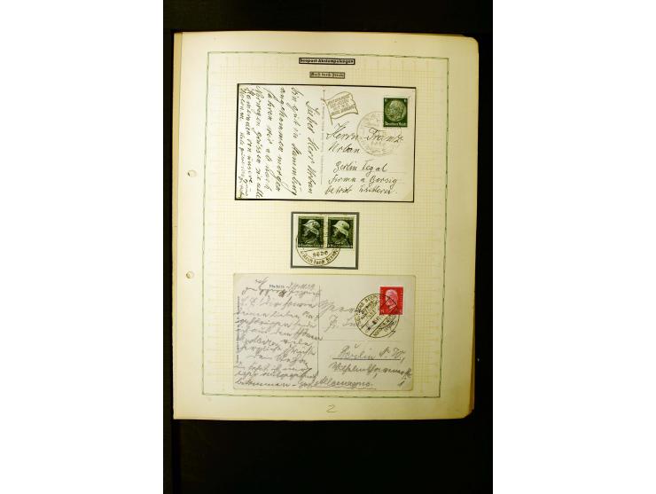 1862/1935, interessante Sammlung mit frühen Schiffspostmarken (u.a. Venezuela), Landungs- und Schiffspost-Stempel aus aller W
