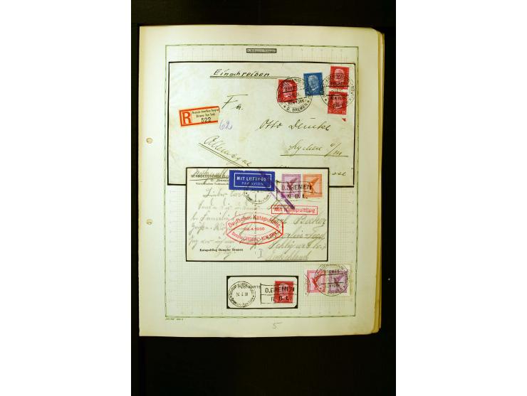 1862/1935, interessante Sammlung mit frühen Schiffspostmarken (u.a. Venezuela), Landungs- und Schiffspost-Stempel aus aller W