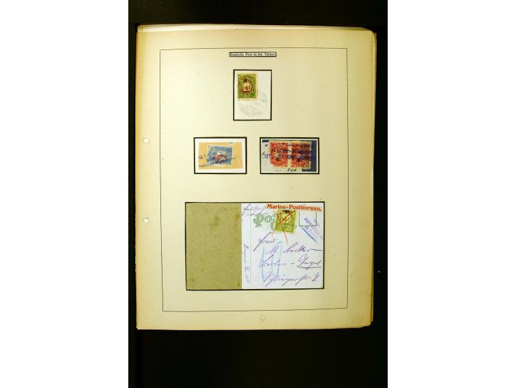 1862/1935, interessante Sammlung mit frühen Schiffspostmarken (u.a. Venezuela), Landungs- und Schiffspost-Stempel aus aller W