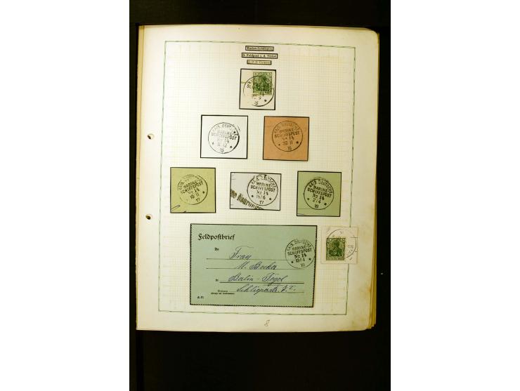 1862/1935, interessante Sammlung mit frühen Schiffspostmarken (u.a. Venezuela), Landungs- und Schiffspost-Stempel aus aller W
