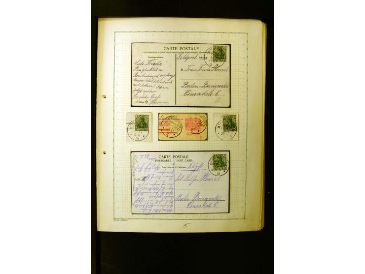 1862/1935, interessante Sammlung mit frühen Schiffspostmarken (u.a. Venezuela), Landungs- und Schiffspost-Stempel aus aller W