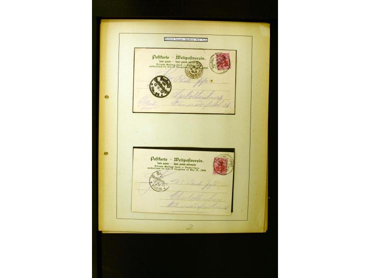 1862/1935, interessante Sammlung mit frühen Schiffspostmarken (u.a. Venezuela), Landungs- und Schiffspost-Stempel aus aller W