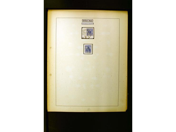 1862/1935, interessante Sammlung mit frühen Schiffspostmarken (u.a. Venezuela), Landungs- und Schiffspost-Stempel aus aller W