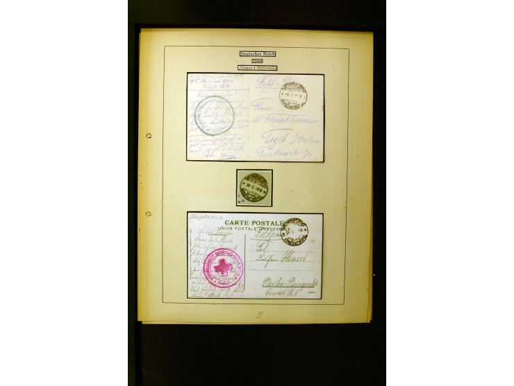 1862/1935, interessante Sammlung mit frühen Schiffspostmarken (u.a. Venezuela), Landungs- und Schiffspost-Stempel aus aller W