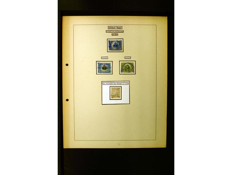 1862/1935, interessante Sammlung mit frühen Schiffspostmarken (u.a. Venezuela), Landungs- und Schiffspost-Stempel aus aller W