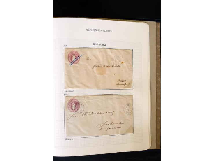1856/67, wunderschöne kleine spezialisierte Sammlung, gestempelt, vielfach auf Briefstücken und Briefen, darin enthalten u.a.