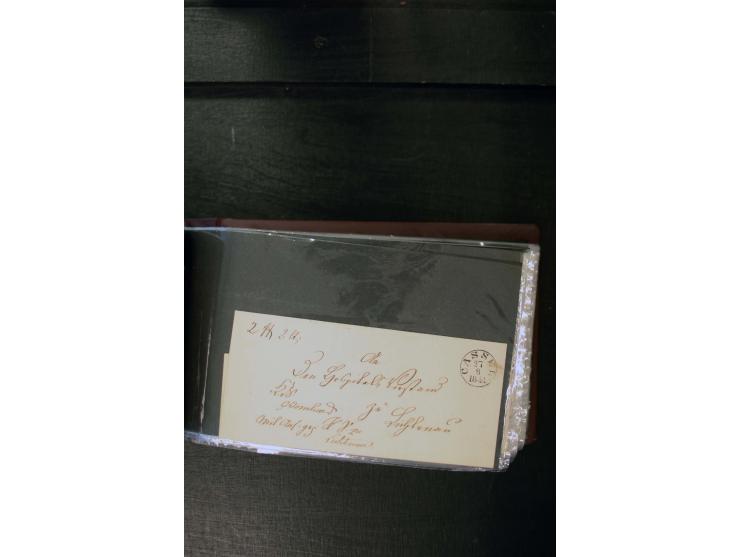 1852/64, schöne Sammlung mit über 70 Briefen, dabei zahlreiche bessere, z.B. Mi.-Nr. 39 auf Brief, Mi.-Nr. GAA 12 auf Faltbri