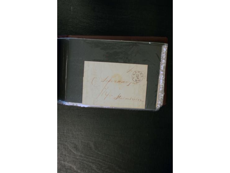 1852/64, schöne Sammlung mit über 70 Briefen, dabei zahlreiche bessere, z.B. Mi.-Nr. 39 auf Brief, Mi.-Nr. GAA 12 auf Faltbri