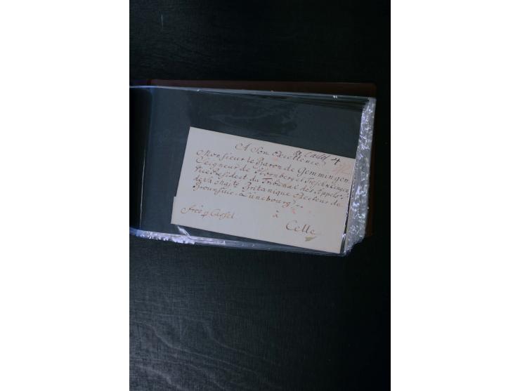 1852/64, schöne Sammlung mit über 70 Briefen, dabei zahlreiche bessere, z.B. Mi.-Nr. 39 auf Brief, Mi.-Nr. GAA 12 auf Faltbri
