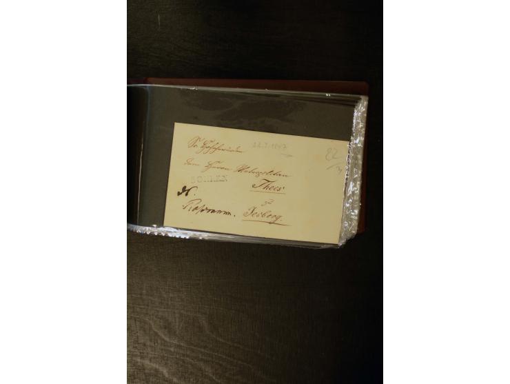 1852/64, schöne Sammlung mit über 70 Briefen, dabei zahlreiche bessere, z.B. Mi.-Nr. 39 auf Brief, Mi.-Nr. GAA 12 auf Faltbri