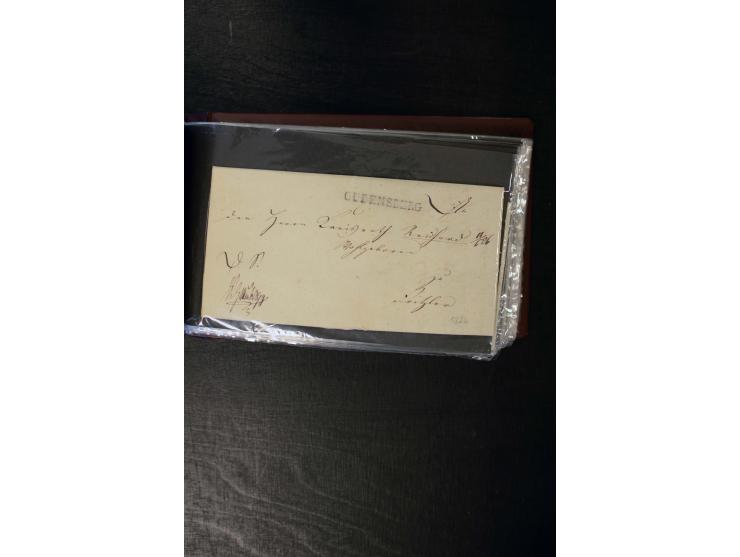 1852/64, schöne Sammlung mit über 70 Briefen, dabei zahlreiche bessere, z.B. Mi.-Nr. 39 auf Brief, Mi.-Nr. GAA 12 auf Faltbri