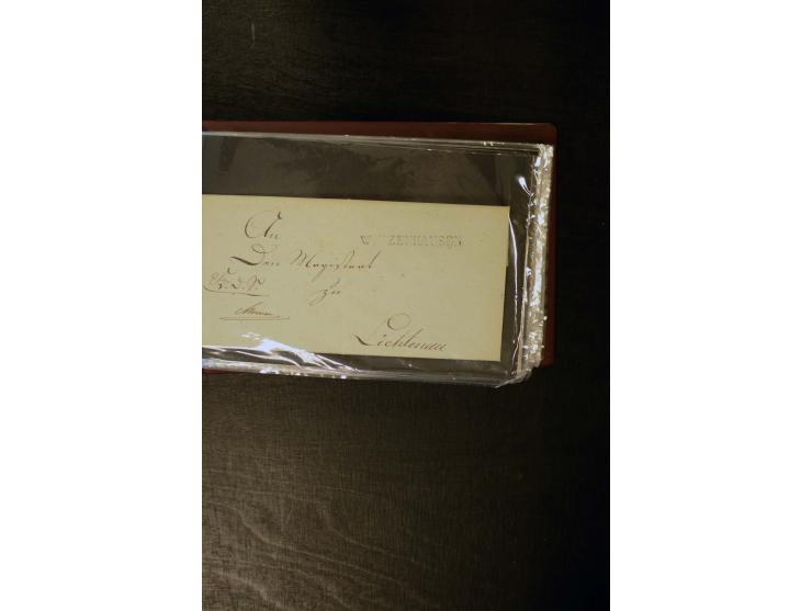 1852/64, schöne Sammlung mit über 70 Briefen, dabei zahlreiche bessere, z.B. Mi.-Nr. 39 auf Brief, Mi.-Nr. GAA 12 auf Faltbri