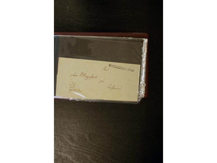 1852/64, schöne Sammlung mit über 70 Briefen, dabei zahlreiche bessere, z.B. Mi.-Nr. 39 auf Brief, Mi.-Nr. GAA 12 auf Faltbri