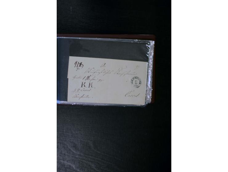 1852/64, schöne Sammlung mit über 70 Briefen, dabei zahlreiche bessere, z.B. Mi.-Nr. 39 auf Brief, Mi.-Nr. GAA 12 auf Faltbri