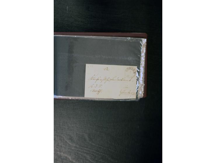 1852/64, schöne Sammlung mit über 70 Briefen, dabei zahlreiche bessere, z.B. Mi.-Nr. 39 auf Brief, Mi.-Nr. GAA 12 auf Faltbri
