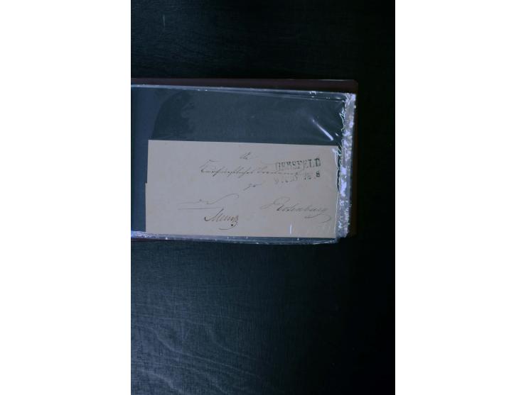 1852/64, schöne Sammlung mit über 70 Briefen, dabei zahlreiche bessere, z.B. Mi.-Nr. 39 auf Brief, Mi.-Nr. GAA 12 auf Faltbri