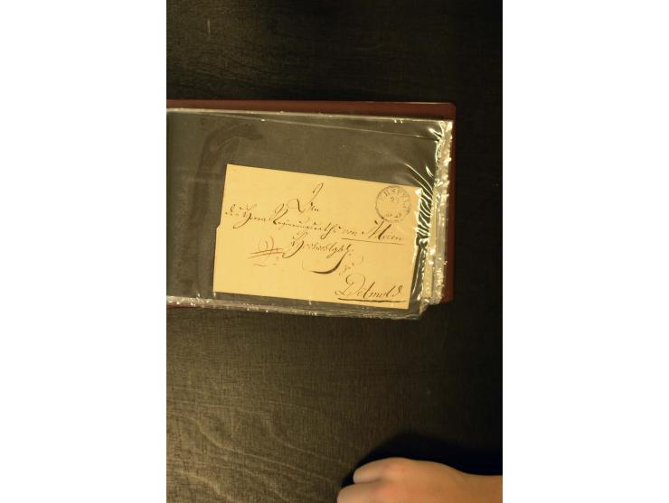 1852/64, schöne Sammlung mit über 70 Briefen, dabei zahlreiche bessere, z.B. Mi.-Nr. 39 auf Brief, Mi.-Nr. GAA 12 auf Faltbri