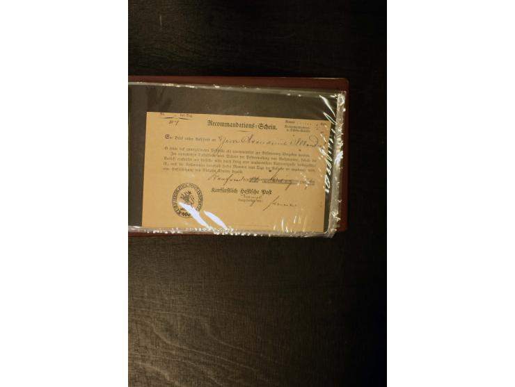 1852/64, schöne Sammlung mit über 70 Briefen, dabei zahlreiche bessere, z.B. Mi.-Nr. 39 auf Brief, Mi.-Nr. GAA 12 auf Faltbri