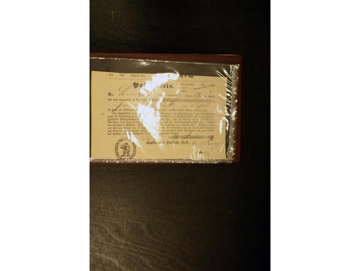 1852/64, schöne Sammlung mit über 70 Briefen, dabei zahlreiche bessere, z.B. Mi.-Nr. 39 auf Brief, Mi.-Nr. GAA 12 auf Faltbri