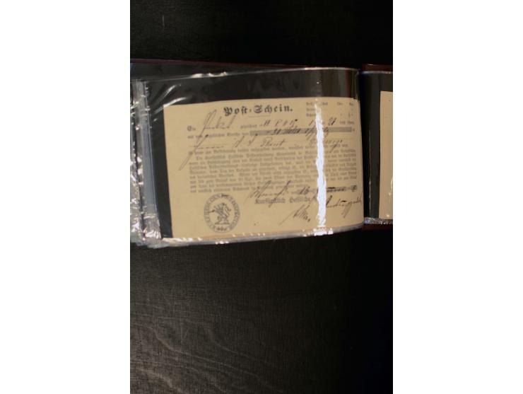 1852/64, schöne Sammlung mit über 70 Briefen, dabei zahlreiche bessere, z.B. Mi.-Nr. 39 auf Brief, Mi.-Nr. GAA 12 auf Faltbri