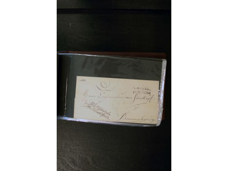 1852/64, schöne Sammlung mit über 70 Briefen, dabei zahlreiche bessere, z.B. Mi.-Nr. 39 auf Brief, Mi.-Nr. GAA 12 auf Faltbri