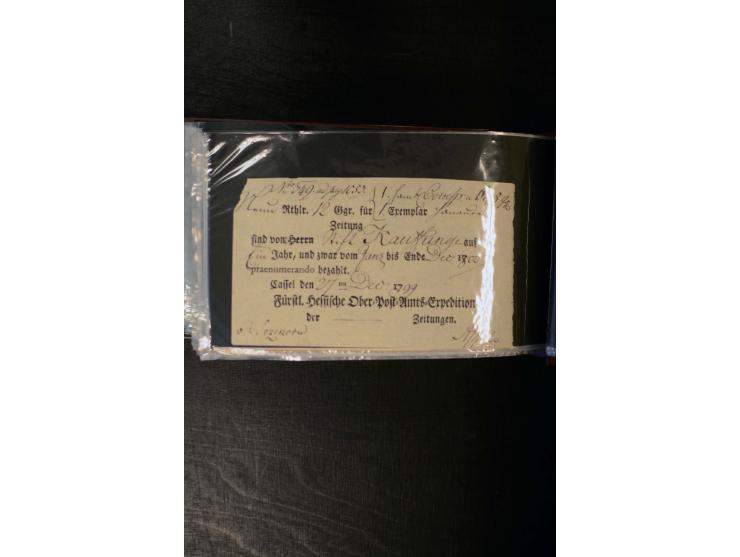 1852/64, schöne Sammlung mit über 70 Briefen, dabei zahlreiche bessere, z.B. Mi.-Nr. 39 auf Brief, Mi.-Nr. GAA 12 auf Faltbri