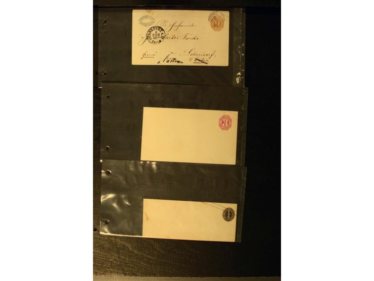 1852/64, schöne Sammlung mit über 70 Briefen, dabei zahlreiche bessere, z.B. Mi.-Nr. 39 auf Brief, Mi.-Nr. GAA 12 auf Faltbri