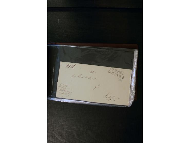 1852/64, schöne Sammlung mit über 70 Briefen, dabei zahlreiche bessere, z.B. Mi.-Nr. 39 auf Brief, Mi.-Nr. GAA 12 auf Faltbri