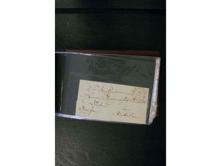 1852/64, schöne Sammlung mit über 70 Briefen, dabei zahlreiche bessere, z.B. Mi.-Nr. 39 auf Brief, Mi.-Nr. GAA 12 auf Faltbri