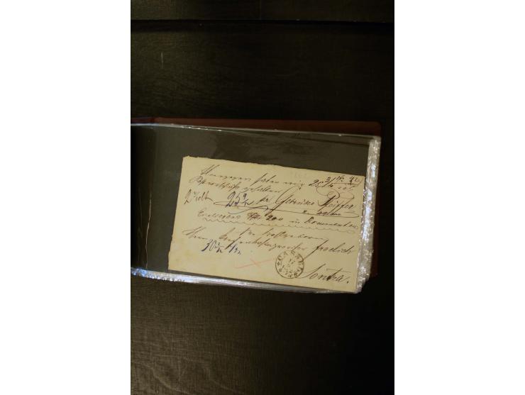 1852/64, schöne Sammlung mit über 70 Briefen, dabei zahlreiche bessere, z.B. Mi.-Nr. 39 auf Brief, Mi.-Nr. GAA 12 auf Faltbri