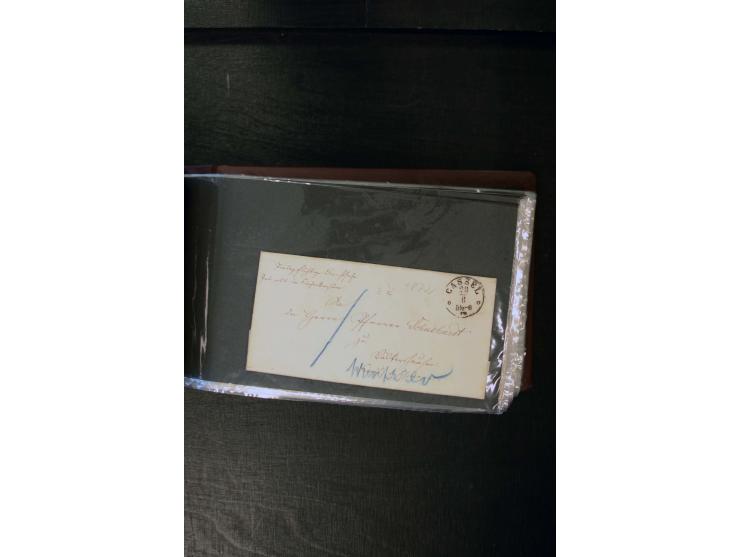 1852/64, schöne Sammlung mit über 70 Briefen, dabei zahlreiche bessere, z.B. Mi.-Nr. 39 auf Brief, Mi.-Nr. GAA 12 auf Faltbri
