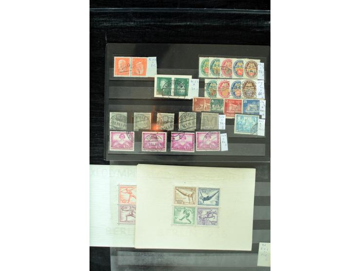 1872/1939, postfrischer,  ungebrauchter und gestempelter Bestand von meist hochwertigen Ausgaben, dabei u.a. Bl.1 (2), Bl.2 u