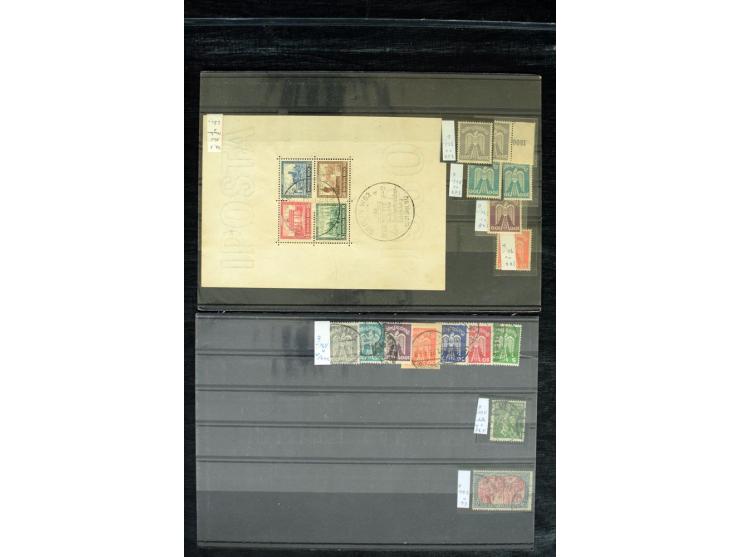 1872/1939, postfrischer,  ungebrauchter und gestempelter Bestand von meist hochwertigen Ausgaben, dabei u.a. Bl.1 (2), Bl.2 u