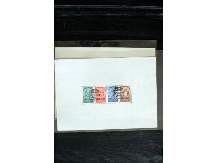 1872/1939, postfrischer,  ungebrauchter und gestempelter Bestand von meist hochwertigen Ausgaben, dabei u.a. Bl.1 (2), Bl.2 u
