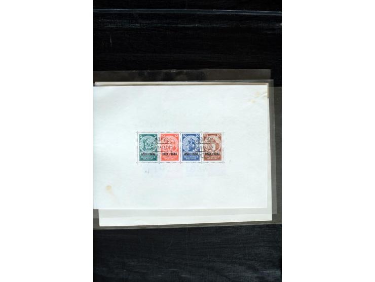 1872/1939, postfrischer,  ungebrauchter und gestempelter Bestand von meist hochwertigen Ausgaben, dabei u.a. Bl.1 (2), Bl.2 u