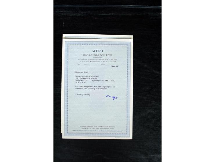 1872/1939, postfrischer,  ungebrauchter und gestempelter Bestand von meist hochwertigen Ausgaben, dabei u.a. Bl.1 (2), Bl.2 u