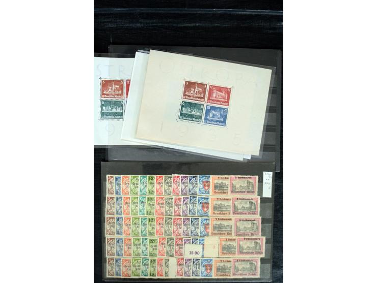 1872/1939, postfrischer,  ungebrauchter und gestempelter Bestand von meist hochwertigen Ausgaben, dabei u.a. Bl.1 (2), Bl.2 u