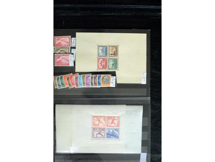 1872/1939, postfrischer,  ungebrauchter und gestempelter Bestand von meist hochwertigen Ausgaben, dabei u.a. Bl.1 (2), Bl.2 u