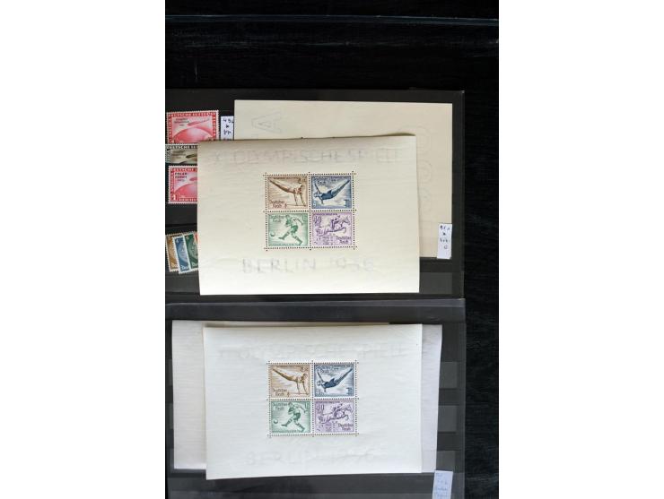 1872/1939, postfrischer,  ungebrauchter und gestempelter Bestand von meist hochwertigen Ausgaben, dabei u.a. Bl.1 (2), Bl.2 u