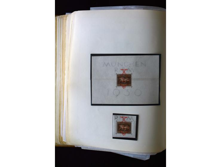 1872/1945, postfrische, ungebrauchte und gestempelte Sammlung mit u.a. Mi.-Nr. 12 gestempelt, 13 gestempelt, 21b, 30, 33aa (w