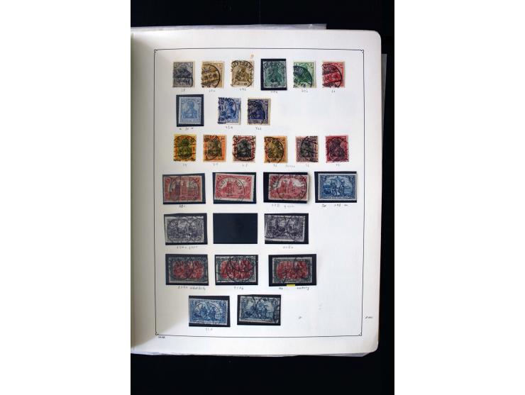 1872/1945, postfrische, ungebrauchte und gestempelte Sammlung mit u.a. Mi.-Nr. 12 gestempelt, 13 gestempelt, 21b, 30, 33aa (w