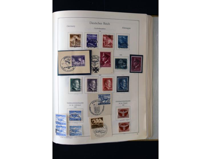 1872/1945, postfrische, ungebrauchte und gestempelte Sammlung mit u.a. Mi.-Nr. 12 gestempelt, 13 gestempelt, 21b, 30, 33aa (w