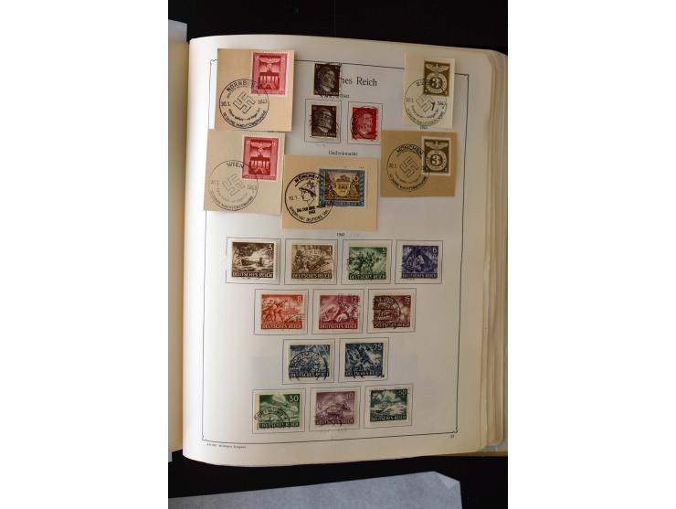 1872/1945, postfrische, ungebrauchte und gestempelte Sammlung mit u.a. Mi.-Nr. 12 gestempelt, 13 gestempelt, 21b, 30, 33aa (w