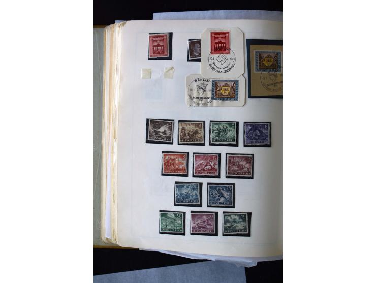 1872/1945, postfrische, ungebrauchte und gestempelte Sammlung mit u.a. Mi.-Nr. 12 gestempelt, 13 gestempelt, 21b, 30, 33aa (w