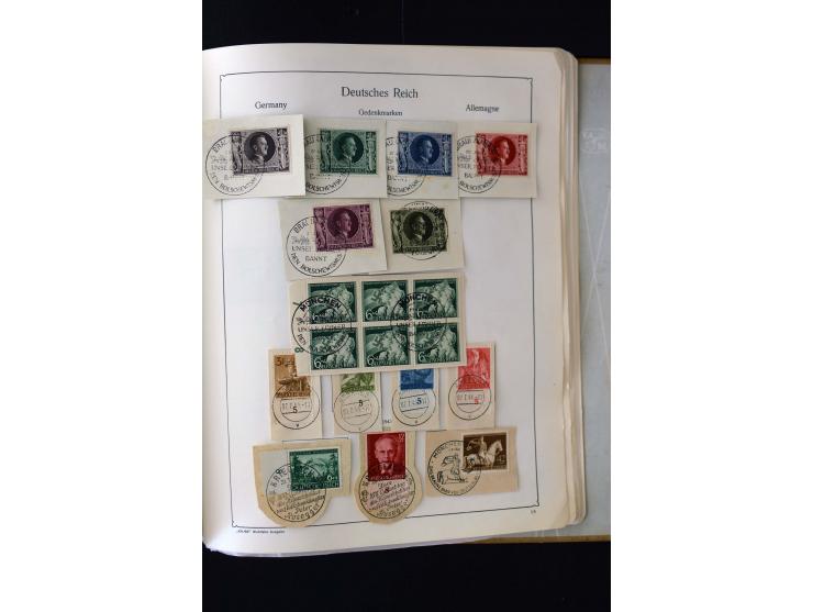 1872/1945, postfrische, ungebrauchte und gestempelte Sammlung mit u.a. Mi.-Nr. 12 gestempelt, 13 gestempelt, 21b, 30, 33aa (w